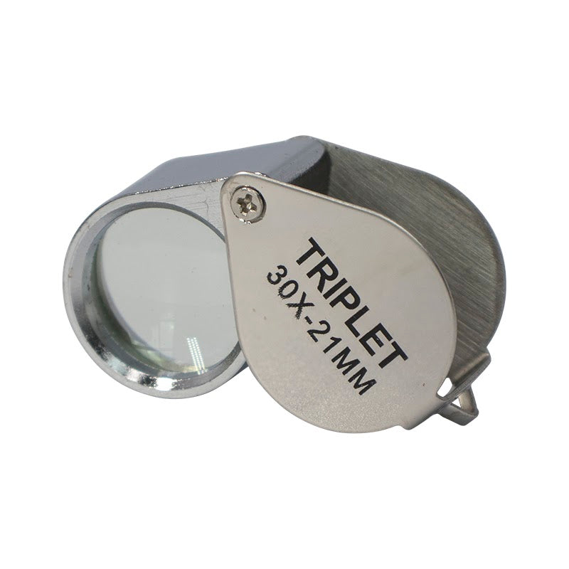30x Silver Jewelers Magnifier Loupe