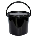 Black Plastic Buckets