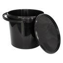 Black Plastic Buckets