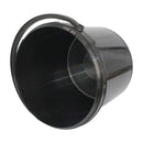 Black Plastic Buckets